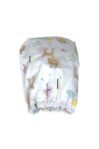 Babynia 100% Cotton Single Child Fitted Sheet 90x190 Karaca Patterned