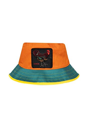 Goorin Bros .Gallo De La Playa (Cock Figure) 105-0007 Bucket Orange Xl
