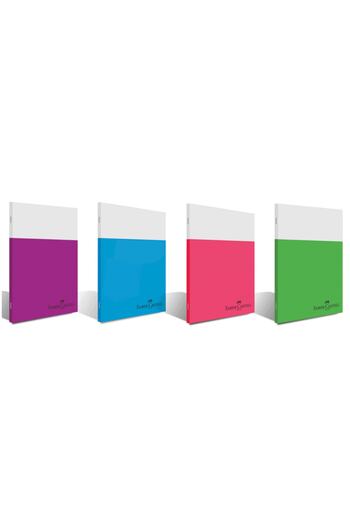 Faber Castell Sınce 1761 4 Pieces A4 40 Sheets Checkered Pp Cover Notebook
