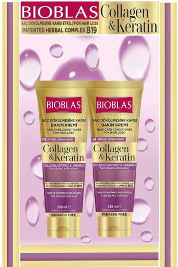 Bioblas Collagen & Keratin Care Cream Against Hair Loss 250 Ml