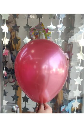 İrem Parti Dükkanı Red Chrome Balloon 10 Pieces