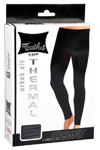 Tutku Ανδρικό Thermal Bottom Μαύρο
