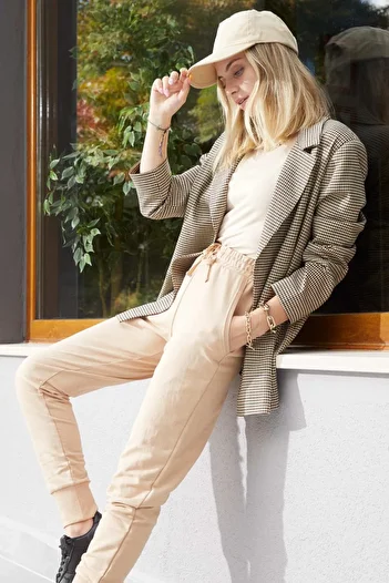 DeFacto Regular Fit Pocket Thin Sweatshirt Fabric Trousers