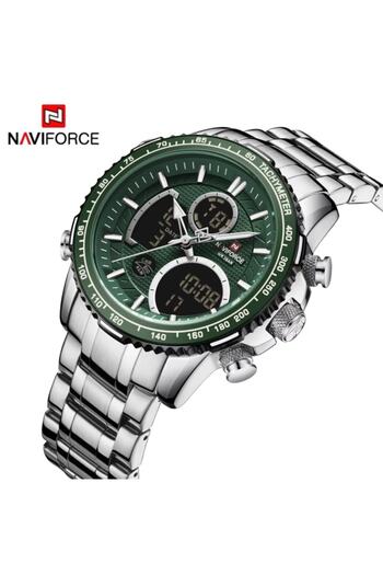 Naviforce Nf9182 Analog Digital Steel Cord Men's Wrist Watch