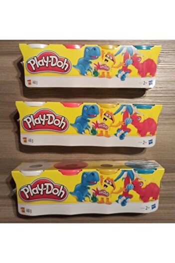 Play Doh 4 Colors 3 Pack Play Dough 12 Pieces 4 X112gr