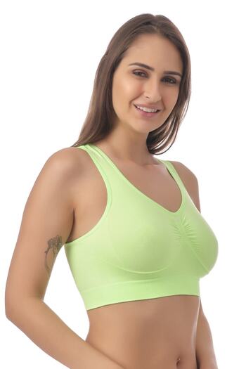 Doce Cravo Seamless Recovery Sports Bra11604001 Green