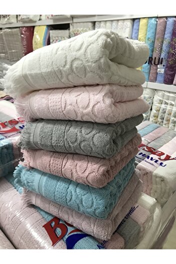 Bersay Combed Cotton Hand and Face Towel Set