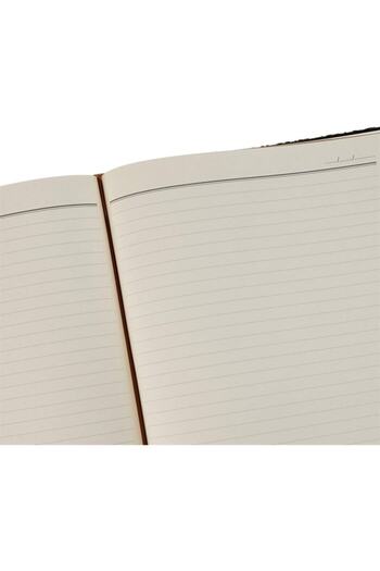 2K غلاف جلدي دفتر أجندة غير مؤرخ مخطط 20x28 سم