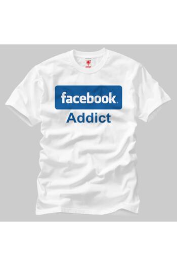 Crazy Ανδρικό μπλουζάκι Facebook Addict