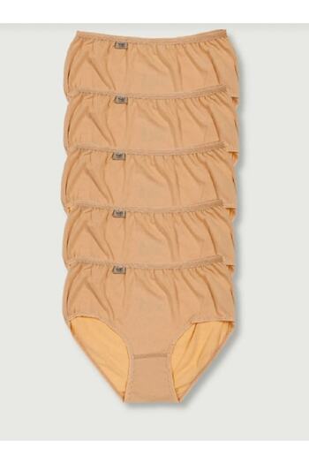 Tutku Women's Bato Skin Color Panties 6 Pieces