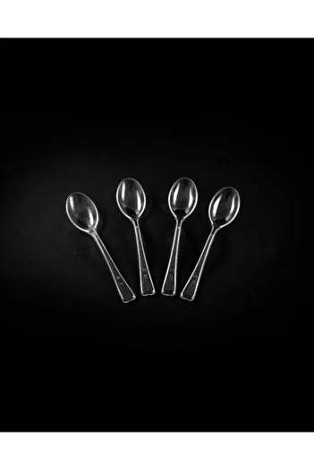Kristal Plastic, Mini Spoon 250 Pieces (1 PACK)