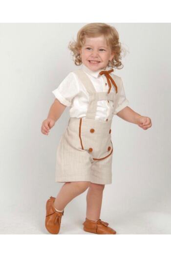 bohemiankids baby wear Unisex Kids White Slopet Suit