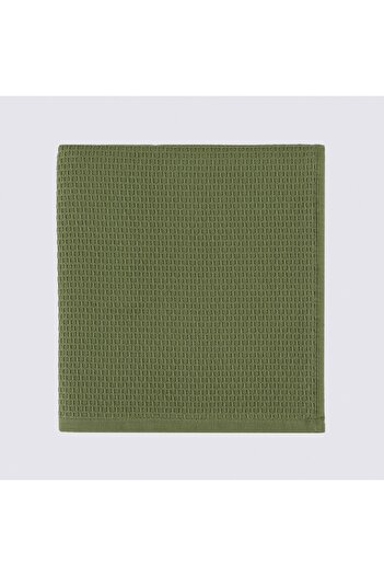Ecocotton Elvin Зелено-кремовий 2-компонентний набір органічних кухонних рушників 40 X 60 см.