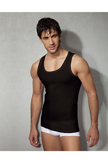 Doreanse Men's 100% Cotton Deep Round Neck Undershirt 2005
