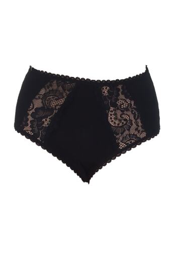 imer Women's Slip Panties Lacy Black 3