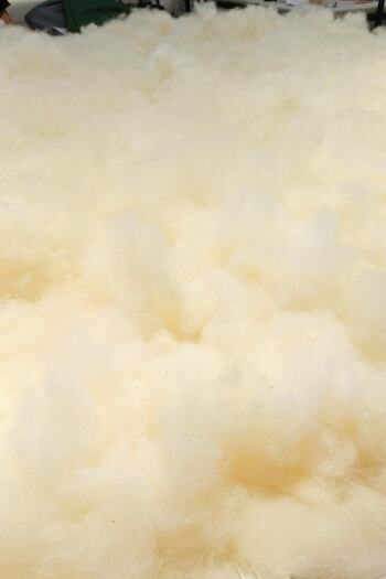 Elyaf Sepeti Odorless Pure Natural Merino Wool Washed Scalloped Antiallergic Soft Wool 5 Kg
