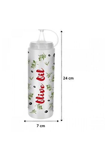 Buffer Transparent Lid Leak Proof Oil Sauce Bottle Plastic Oil Pot Master Chef Ap-9471