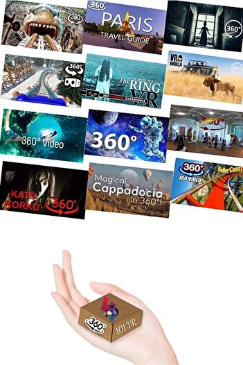 VR BOX Vr Sanal Gerçeklik Gözlüğü Kulaklık Eğlenceli Içerik Paketi