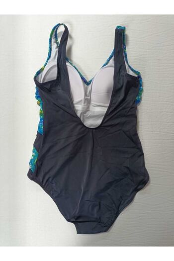 sensiart Costum de baie cu decolteu în V cu model