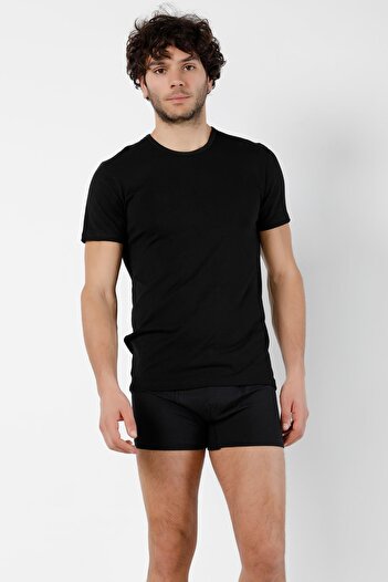 kingspearl Modal Strech Crew Neck Short Sleeve Undershirt