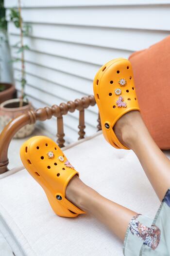 ANGELİNA JONES Tango Women's Orange Beach Slippers