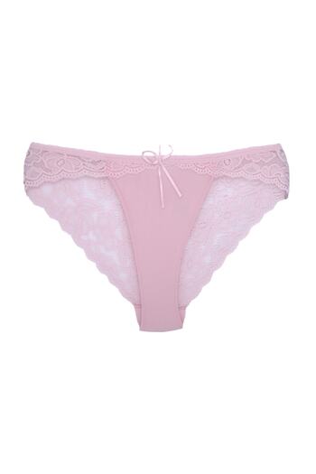 Zena 2-Piece Cotton Lace Back Slip Women's Panties