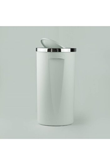 Prima Nova Lenox Trash Can White 35Lt