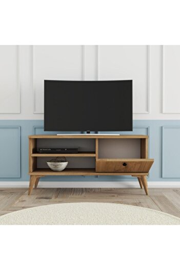 Mezza 1552 Retro Tv Ünitesi 90 Cm Sepet Renk