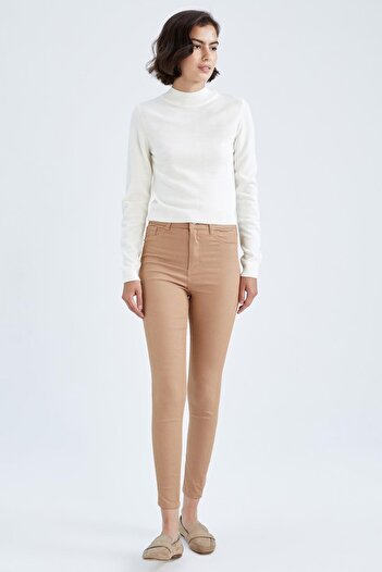 DeFacto Super Skinny Fit High Waist Trousers