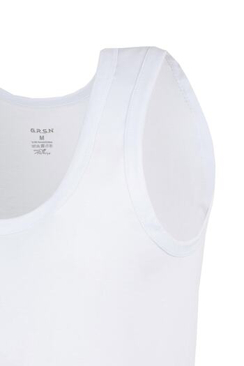 GRSN 6-Piece Men's 100% Cotton Combed Tank Top
