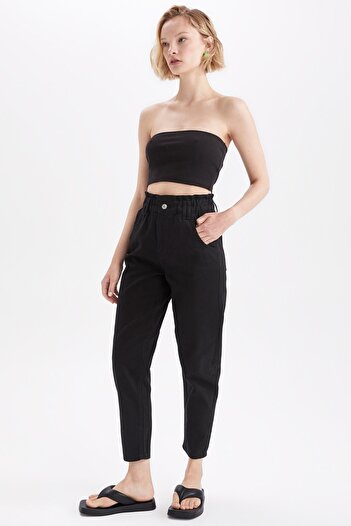 DeFacto Slouchy Gabardine 100% Cotton Trousers