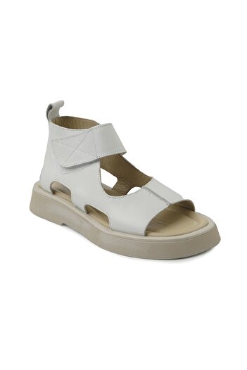 John May Women's Sandals Gtn-20755 White