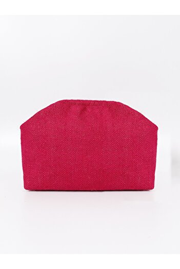HEYBE'S Women's Pink Jute Straw Clutch Handbag