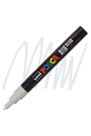 Uni Posca Pc-3m ملصق ذو أساس مائي باللون الأبيض