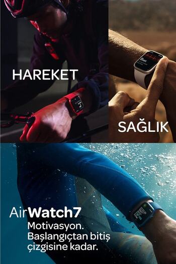 TECHNOMEN Watch 7 Smartwatch 2022 Yeni Akıllı Saat Bluetooth Çağrı Konum Takip Siri Nfc Android Ios.