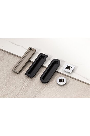 System 7475 Saten Rengi Gömme Kulp 128 Mm