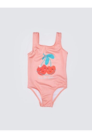 LC Waikiki Badeanzug für Baby Mädchen aus flexiblem Stoff mit Aufdruck