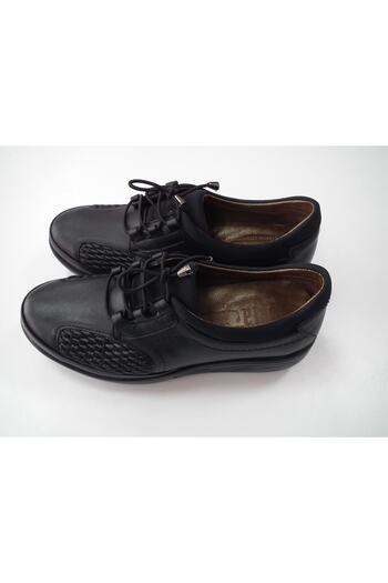 DİA COMFORT Black Orthopedic Women's Shoes