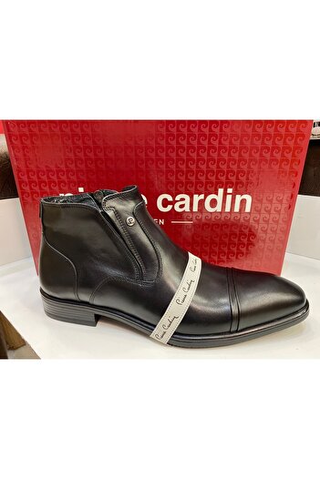 Pierre Cardin Γνήσιο δέρμα και γούνα με φερμουάρ καθημερινής χρήσης Classic Boots 120139