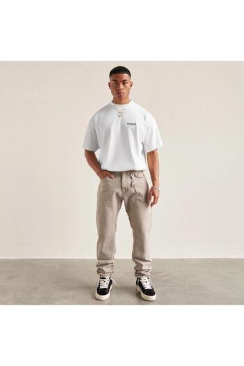 Machetta Ανδρικό μπλουζάκι με στάμπα Crew Neck Oversize
