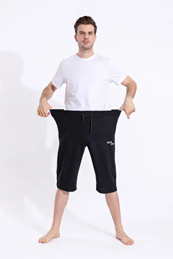 TAMPAP Large Size Men's Capri Pocket Zippered Blr-08