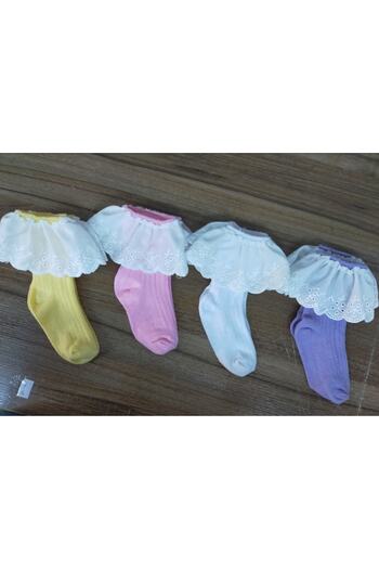 ÖZKARDEŞLER BABY Baby Lacy Socks 4pcs