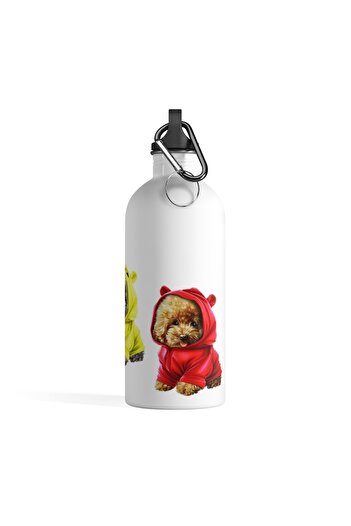 LADİJİTAL BASKI ÇÖZÜMLERİ Little Dogs Visual Water Bottle & Water Bottle