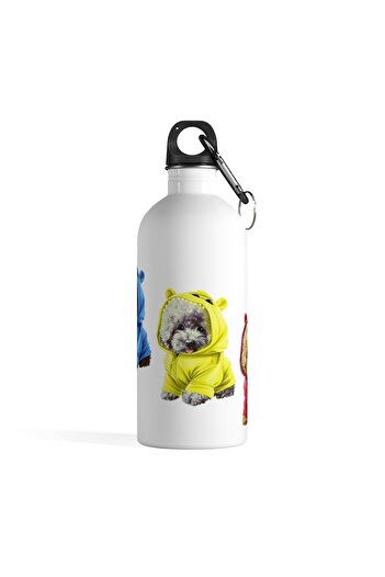 LADİJİTAL BASKI ÇÖZÜMLERİ Little Dogs Visual Water Bottle & Water Bottle