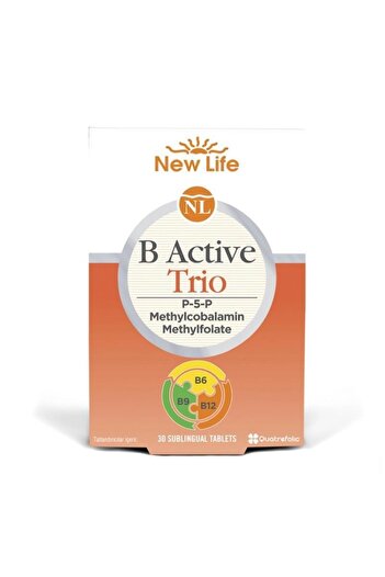 New Life B Active Trio Food Supplement 30 Capsules