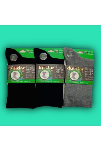 Dündar 36-40 Diabetic Bamboo Candy Socks
