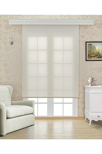 İREMKARAHOME Mat Ekru Stor Perde