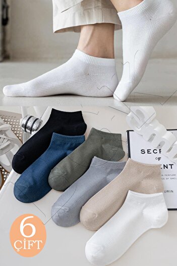 BGK Unisex 6 Pairs Short Summer Socks