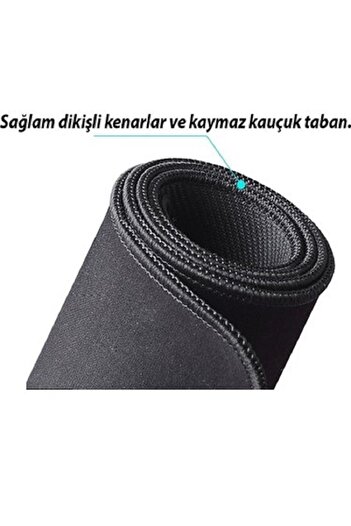 ATAELEKTRONİK Kaliteli Büyük Razer Desenli Yumuşak Gaming Mouse Ve Klavye Mouse Pedi Pad Maus 3cm 70-30cm