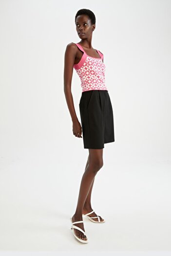 DeFacto Fitted Jacquard Strappy Undershirt